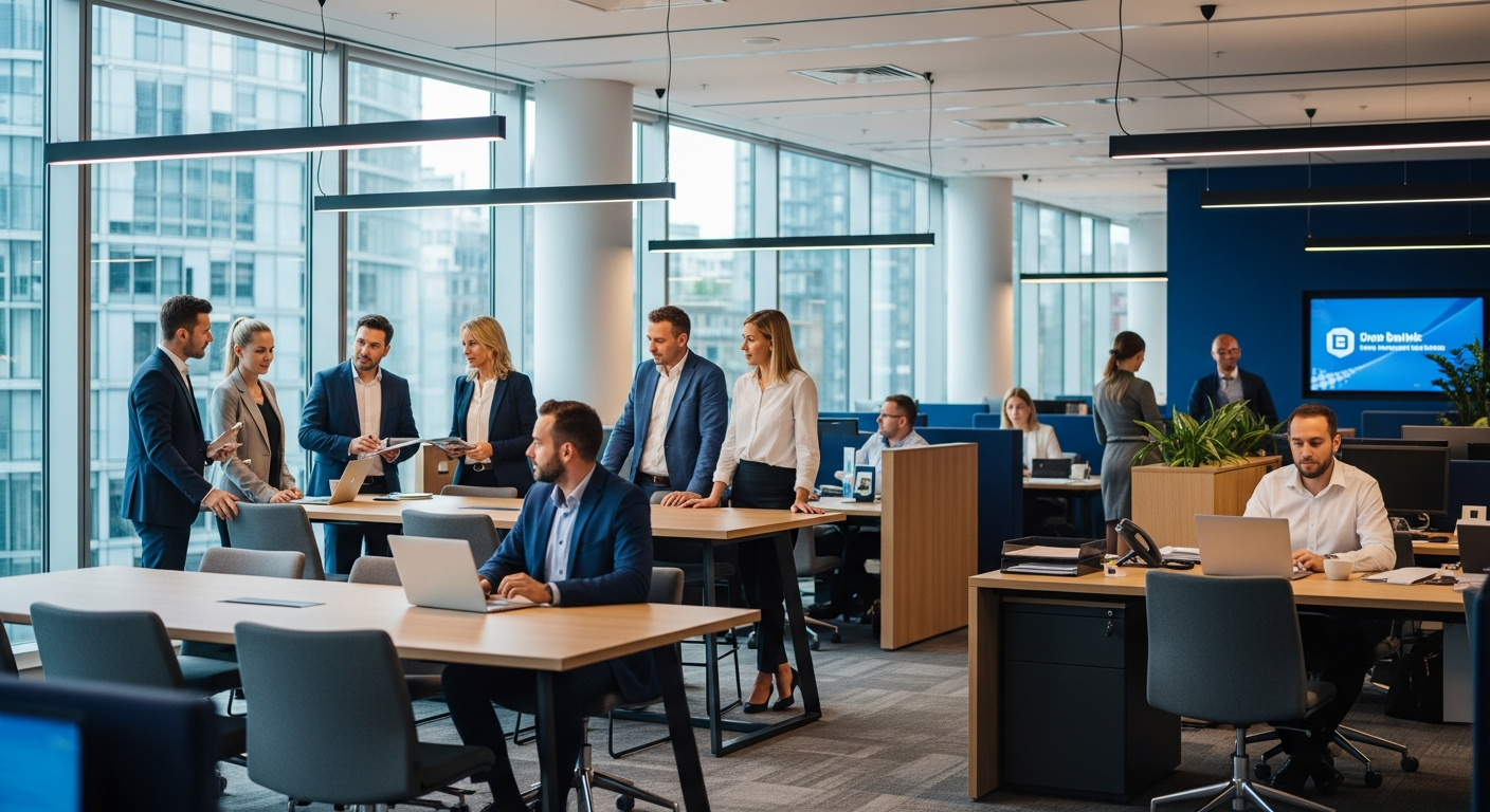 Professional banking team